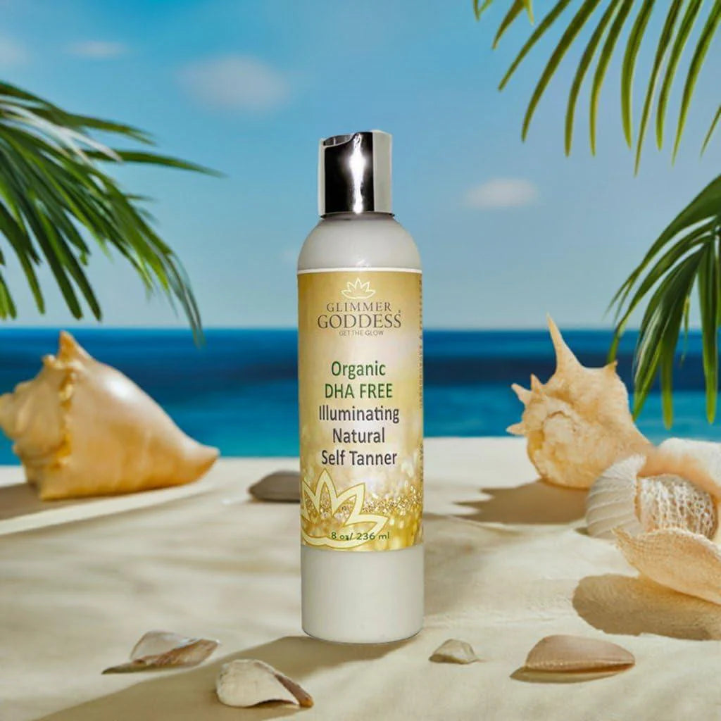 Dark Organic DHA Free Self Tanner Dark Sunless Tanning Lotion