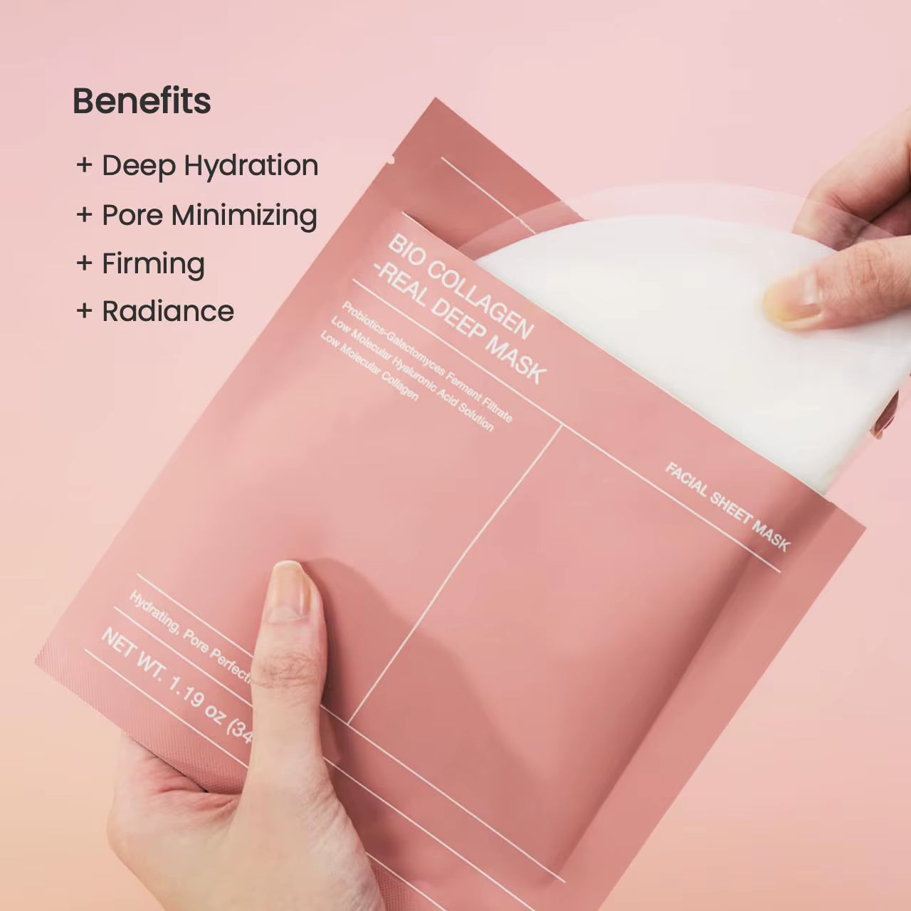 BIODANCE Bio-Collagen Deep Hydrating Gel Mask, Nighttime Moisturizing, Shrinking Pores, Improving Elasticity, Deep Hydration