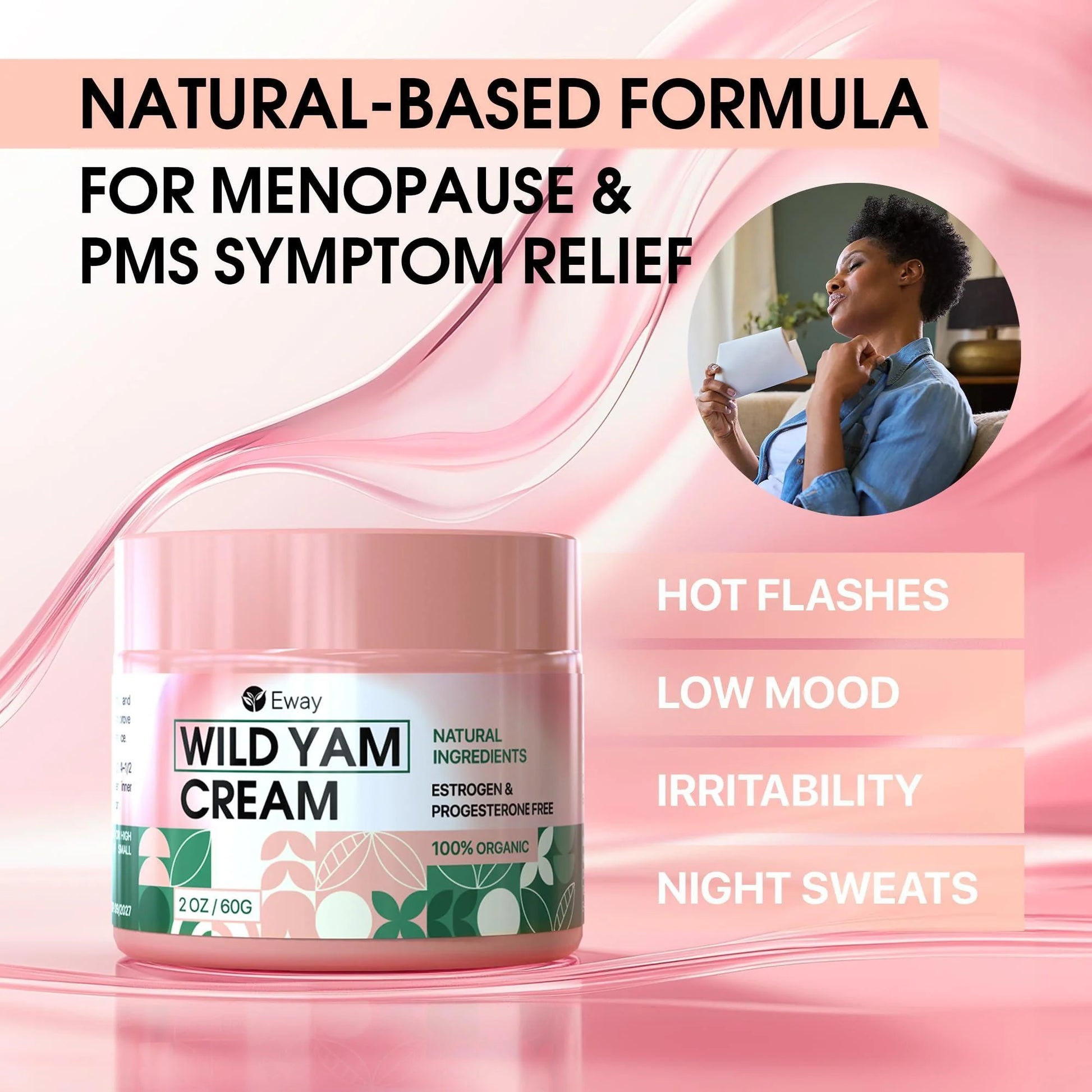 Wild Yam Cream for Hormone Balance Deep Moisturizing Hormone Support