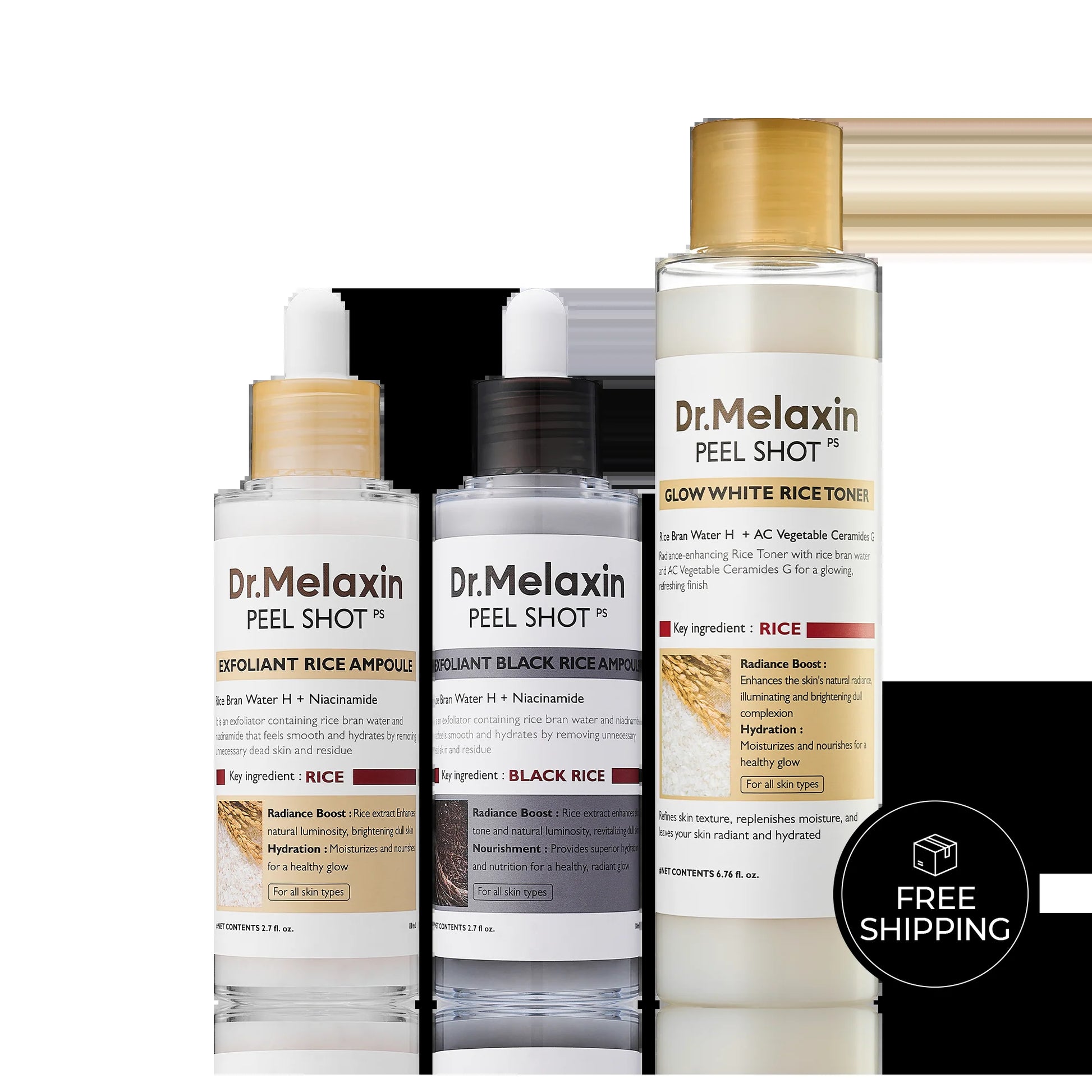 Dr.Melaxin Peel Shot Glow Rice Line