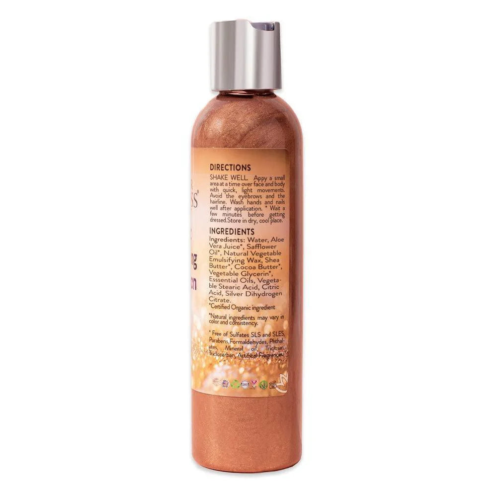 Organic Body Shimmer Lotion with Vitamins