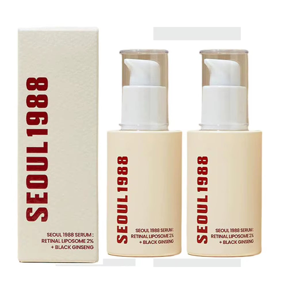 K-SECRET SEOUL 1988 Retinal Serum – Formulated with Advanced Retinal Liposome 2% and 58% Black Ginseng Extract | Fine Lines and Skin Texture Care Serum | Korean Skincare