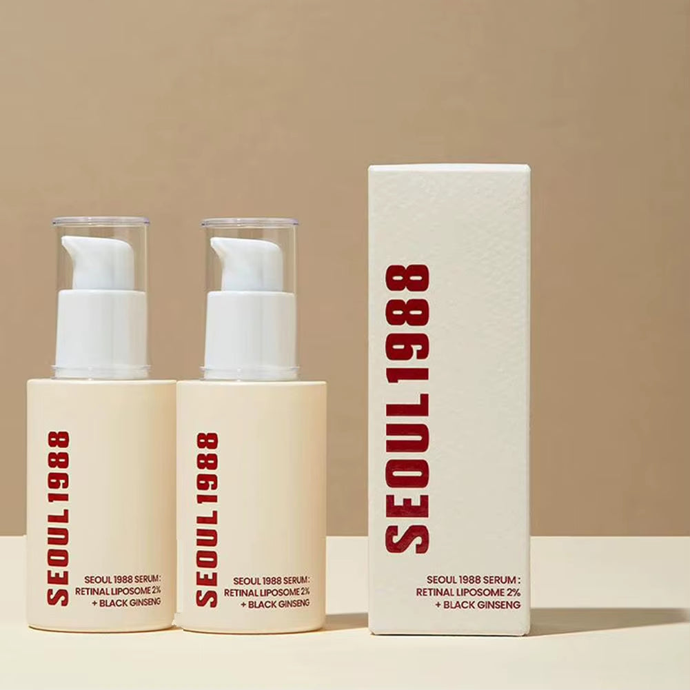 K-SECRET SEOUL 1988 Retinal Serum – Formulated with Advanced Retinal Liposome 2% and 58% Black Ginseng Extract | Fine Lines and Skin Texture Care Serum | Korean Skincare