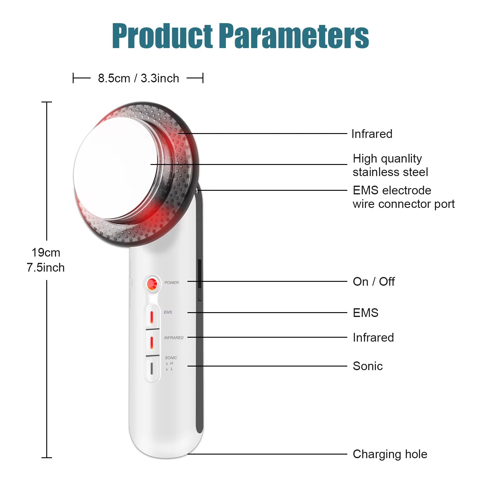Cavitation EMS Fat Burner Body Shape Slimming Massager anti Cellulite Device ﻿