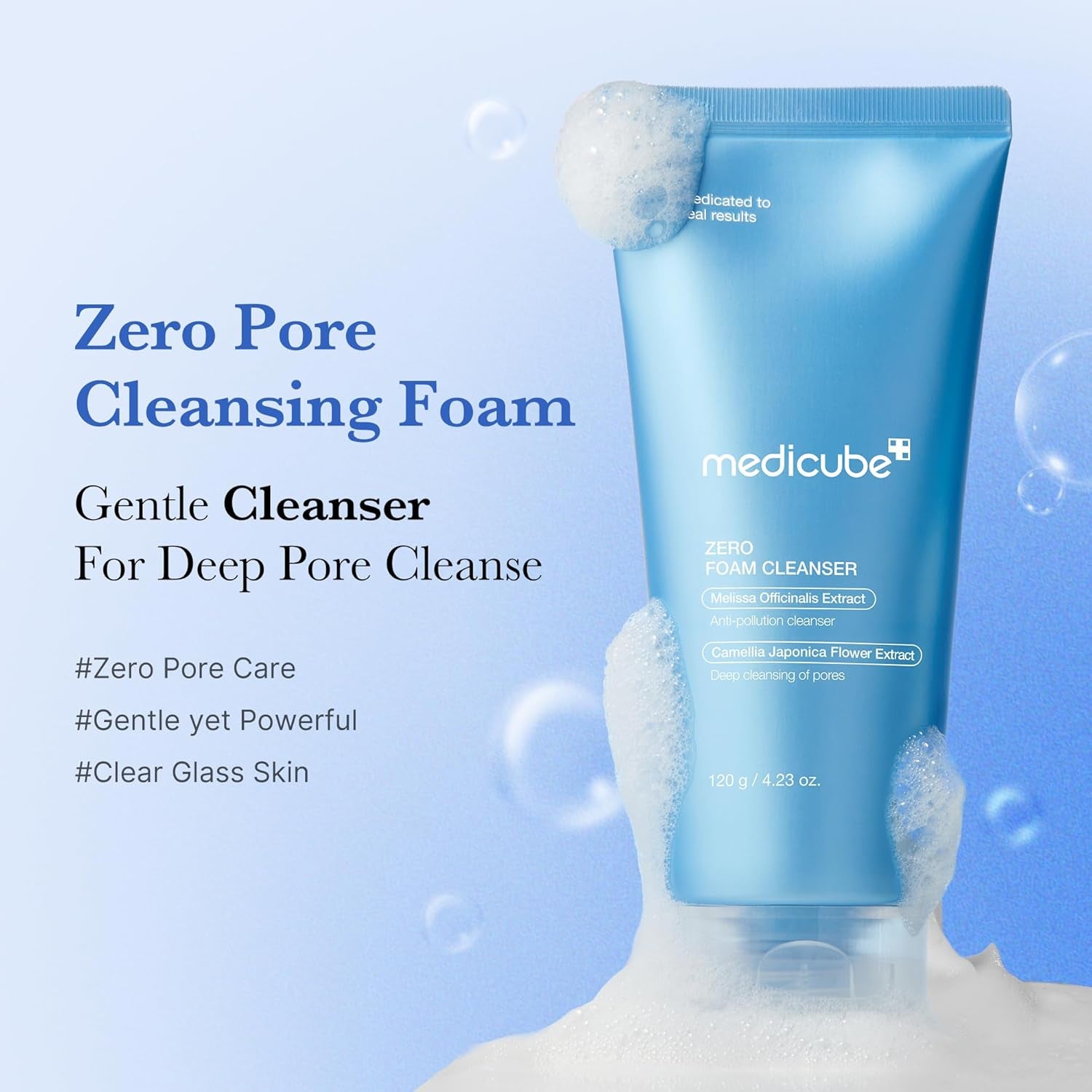 Zero Foam Cleanser for Sensitive Skin - Sebum Control, Moisture Balance, and Pore Minimization